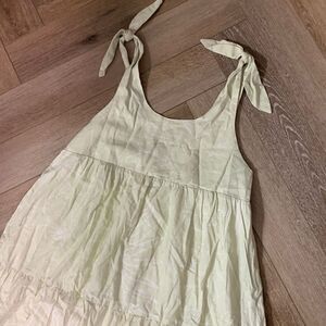 Charlie Holiday Linen Blend Maxi Dress